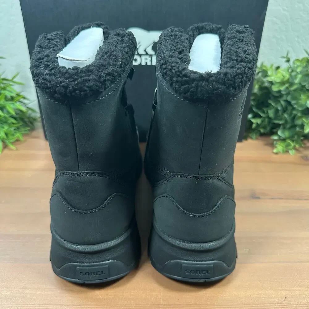 Sorel Men's Scout 87 LUX Waterproof Winter Boots Black Size 8